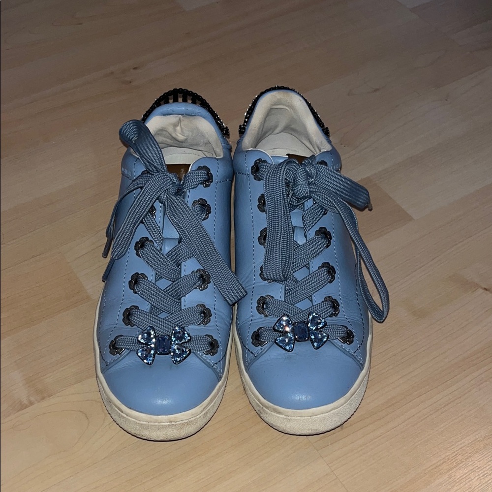 Women’s Blue Coach Sneakers - Picture 2 of 8